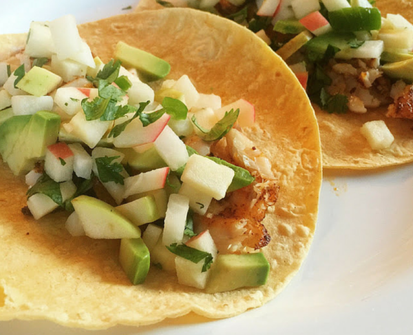 Fish Tacos with Fruit Salsa Fish Tacos with Fruit Salsa