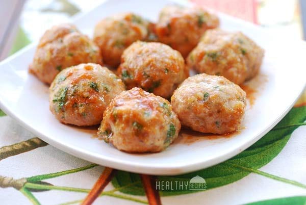 Spiced Chicken Meatballs Spiced Chicken Meatballs
