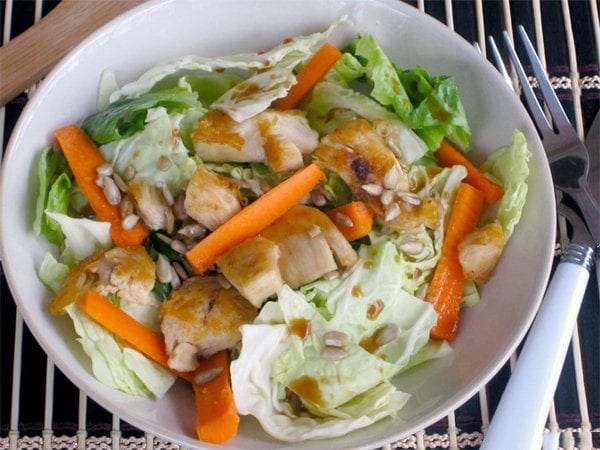 Asian Salad with Crispy Chicken Asian Salad with Crispy Chicken