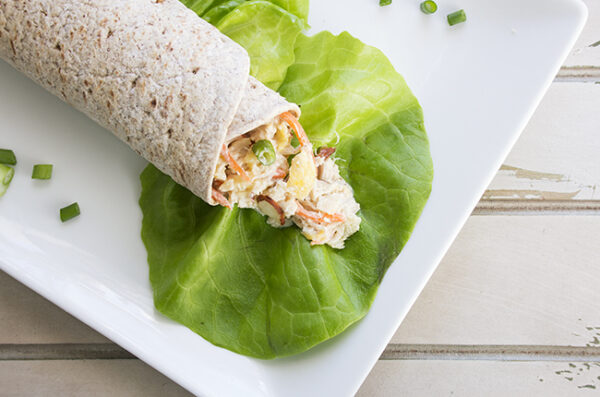 Tropical Chicken Salad Wrap Tropical Chicken Salad Wrap