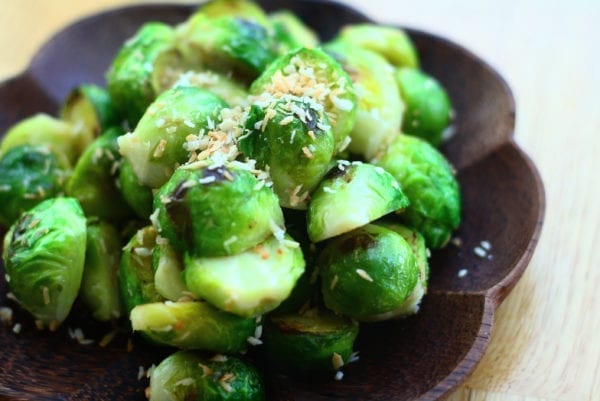 Roasted Coconut Brussel's Sprouts Roasted Coconut Brussel's Sprouts