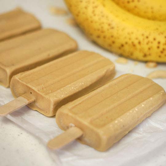 Peanut Butter Banana Protein Pops Peanut Butter Banana Protein Pops