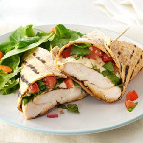 Chicken Caprese Wraps Chicken Caprese Wraps