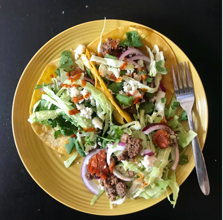 Beef tacos