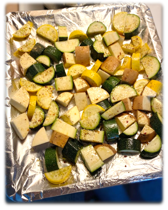 Roasted vegetables