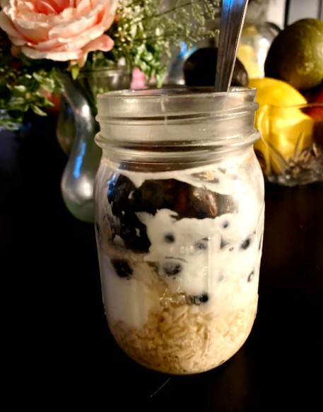 Blueberry Overnight oats