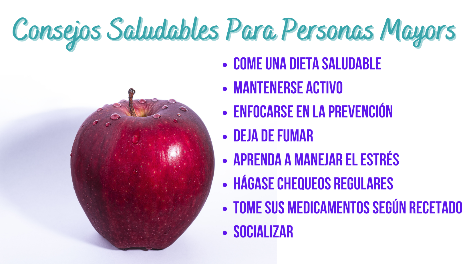 Consejos de vida saludable para personas mayores