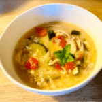 homemade healthy food - chicken soup