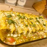 healthy food coices - green enchilada