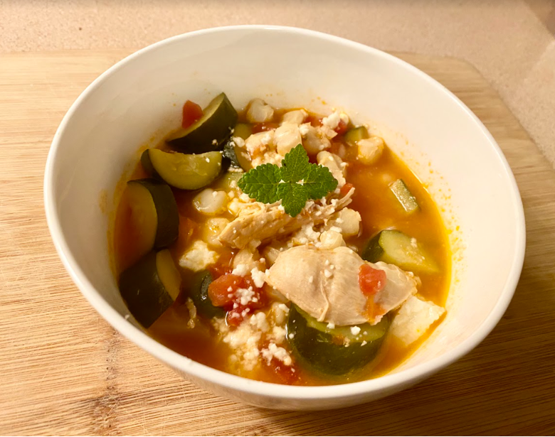 healthy recipe for chicken pozole