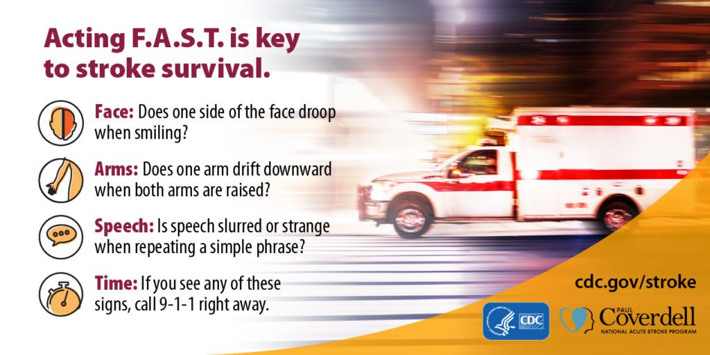 CDC FAST stroke graphic