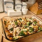 Dinner recipe - broccoli pesto bake