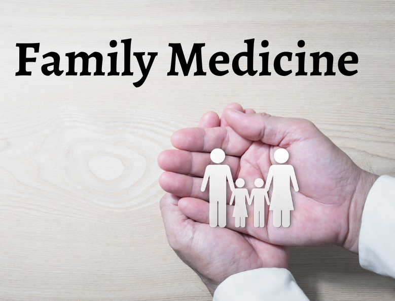 family medicine doctor - graphic can