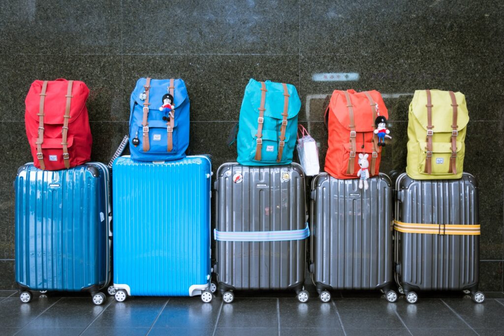 how to stay healthy on your family vacation - luggage