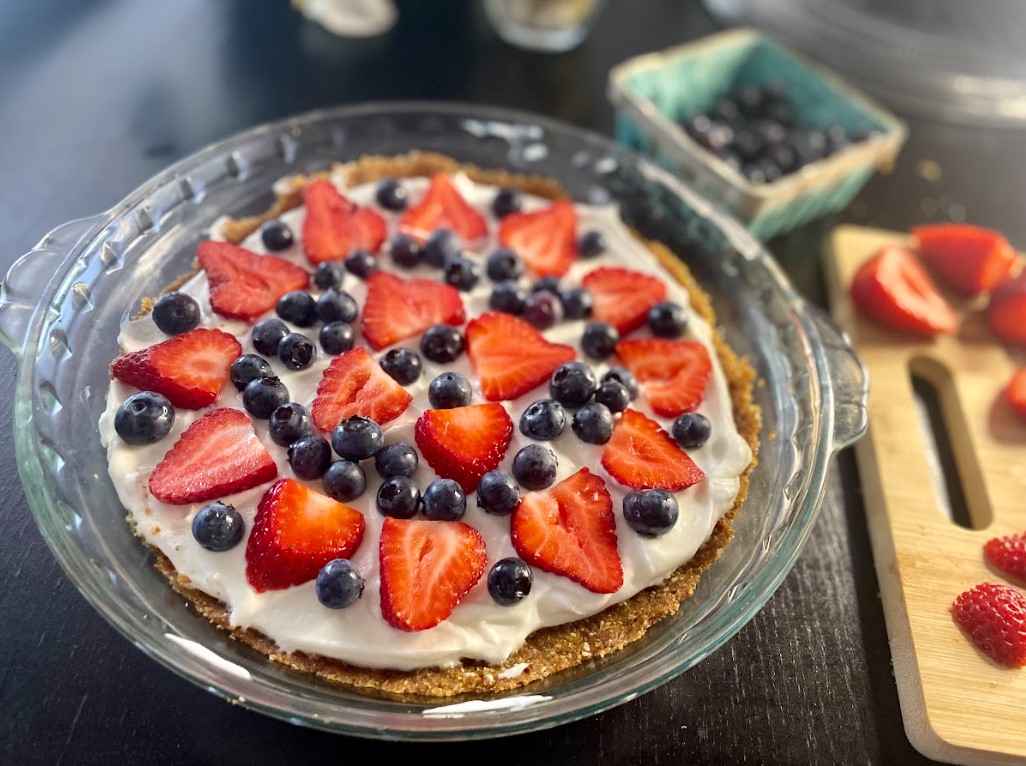 Fruit Tart with Flaxseed Crust