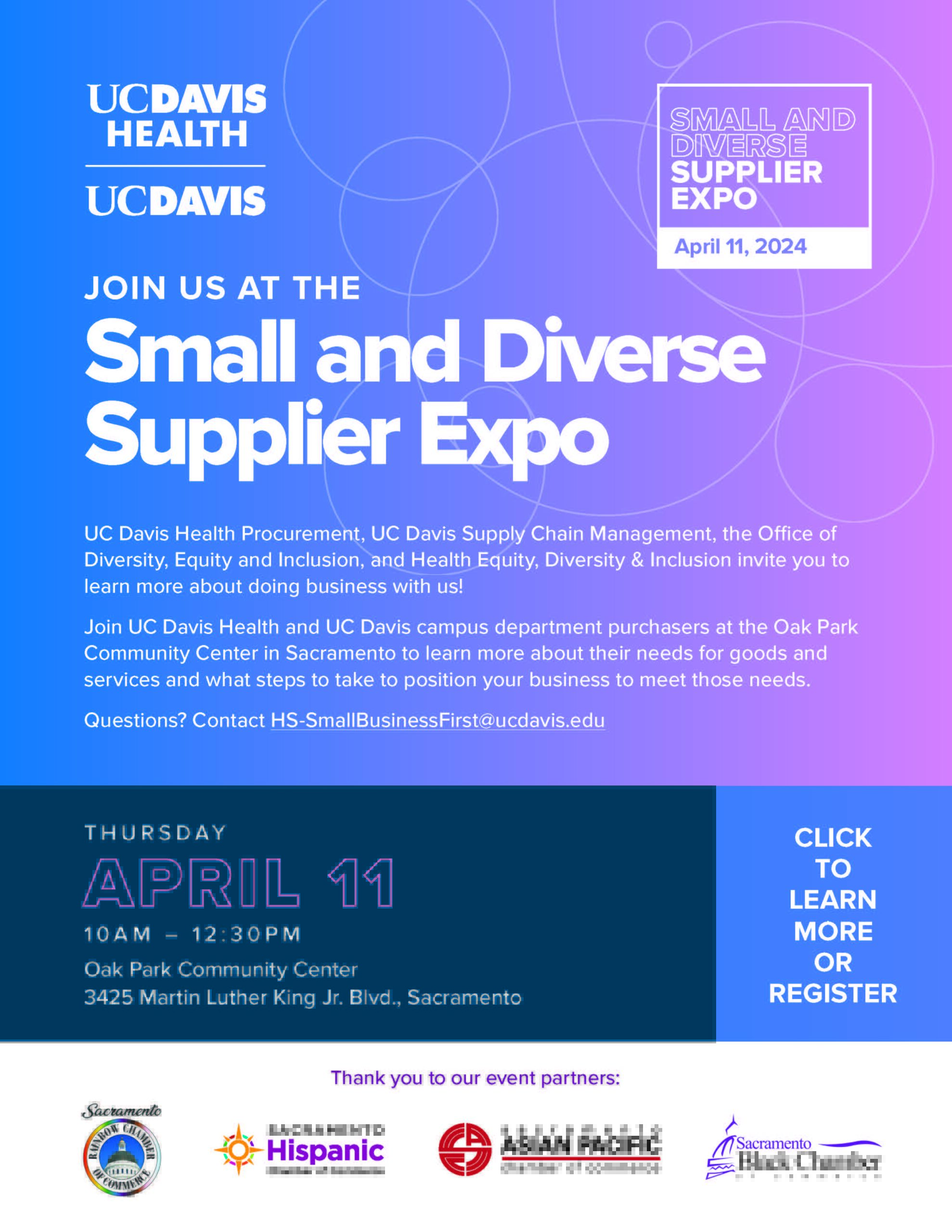 Small and Diverse Supplier Expo